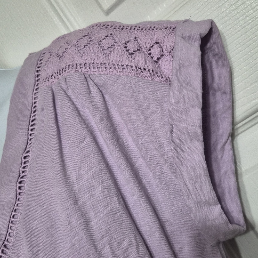 NWOT Sonoma Tie Waist Dress Lavender Size XS - Picture 3 of 7